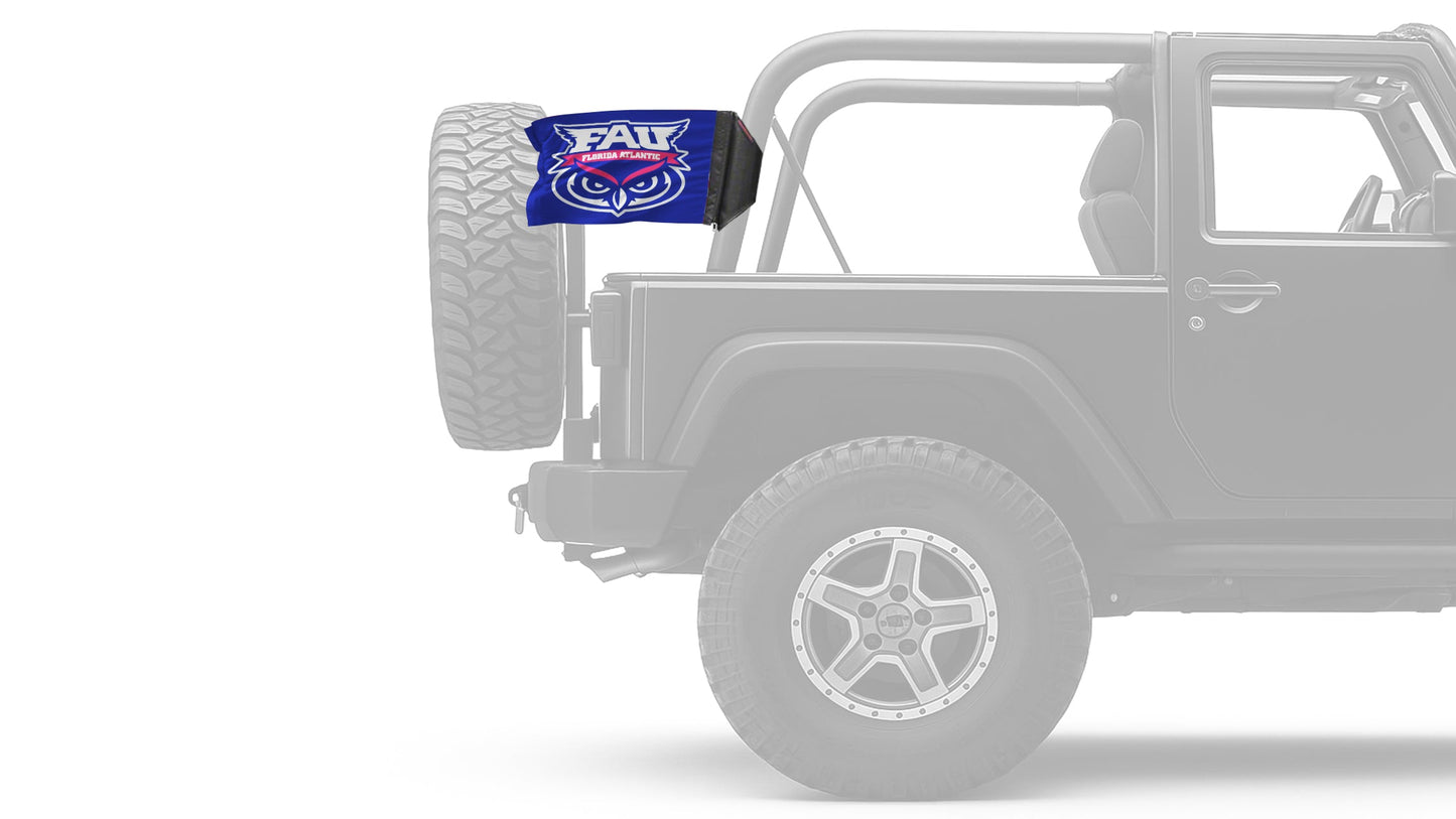 Florida Atlantic University 11"x17" Forever Wave Flag for Jeep Wrangler LJ 2003-2006