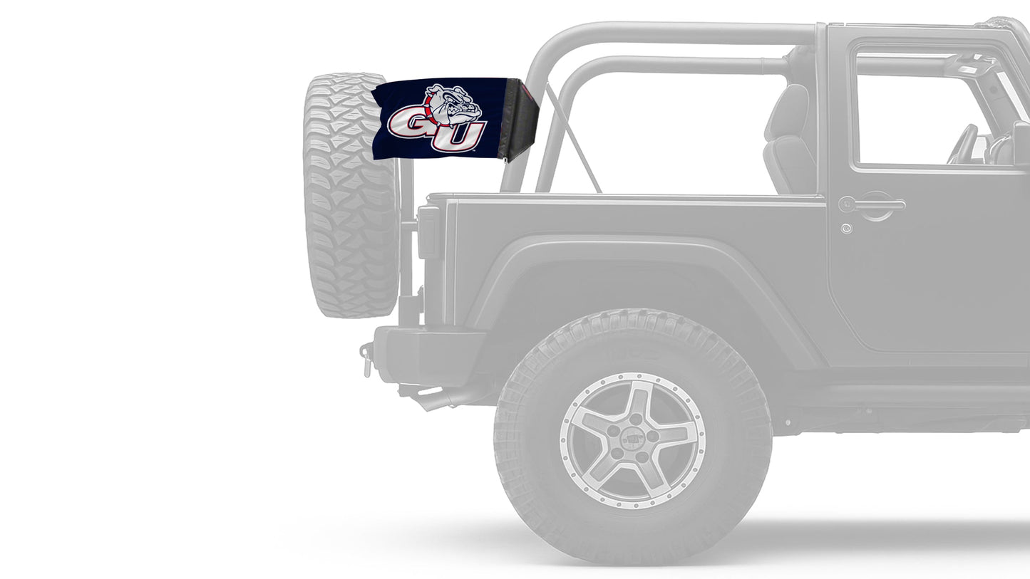 Gonzaga 11"x17" Forever Wave Flag for Jeep Wrangler CJ-7 and CJ-8 1976-1986