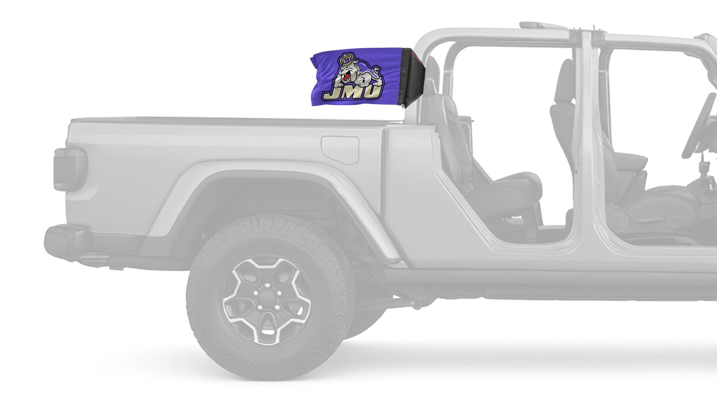 James Madison University 11"x17" Forever Wave Flag for Jeep Gladiator JT