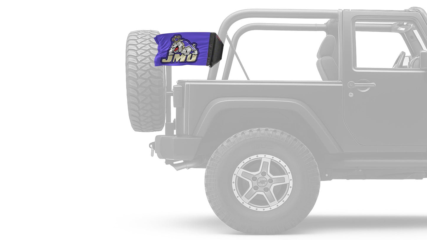 James Madison University 11"x17" Forever Wave Flag for Jeep Wrangler JKU 4-Door 2007-2018