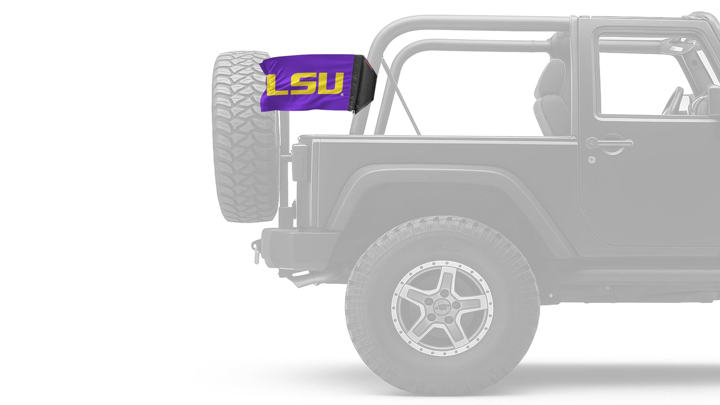 LSU 11"x17" Forever Wave Flag for Jeep Wrangler LJ 2003-2006