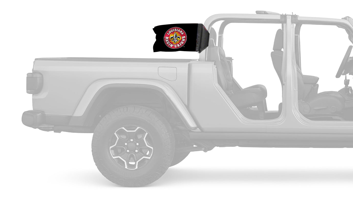 Louisiana Lafayette 11"x17" Forever Wave Flag for Jeep Gladiator JT