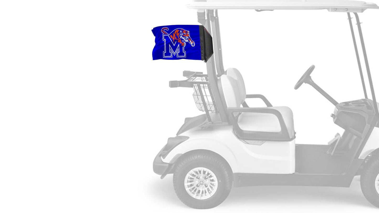 Memphis 11"x17" Forever Wave Flag for Golf Carts