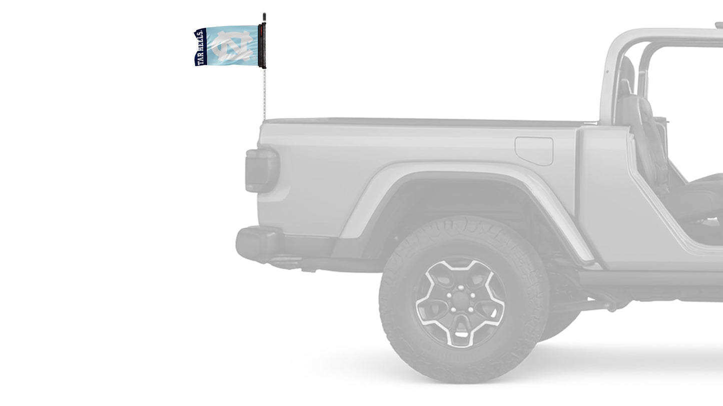 North Carolina 11"x17" Forever Wave Flag for Jeep Wrangler TJ 1996-2006