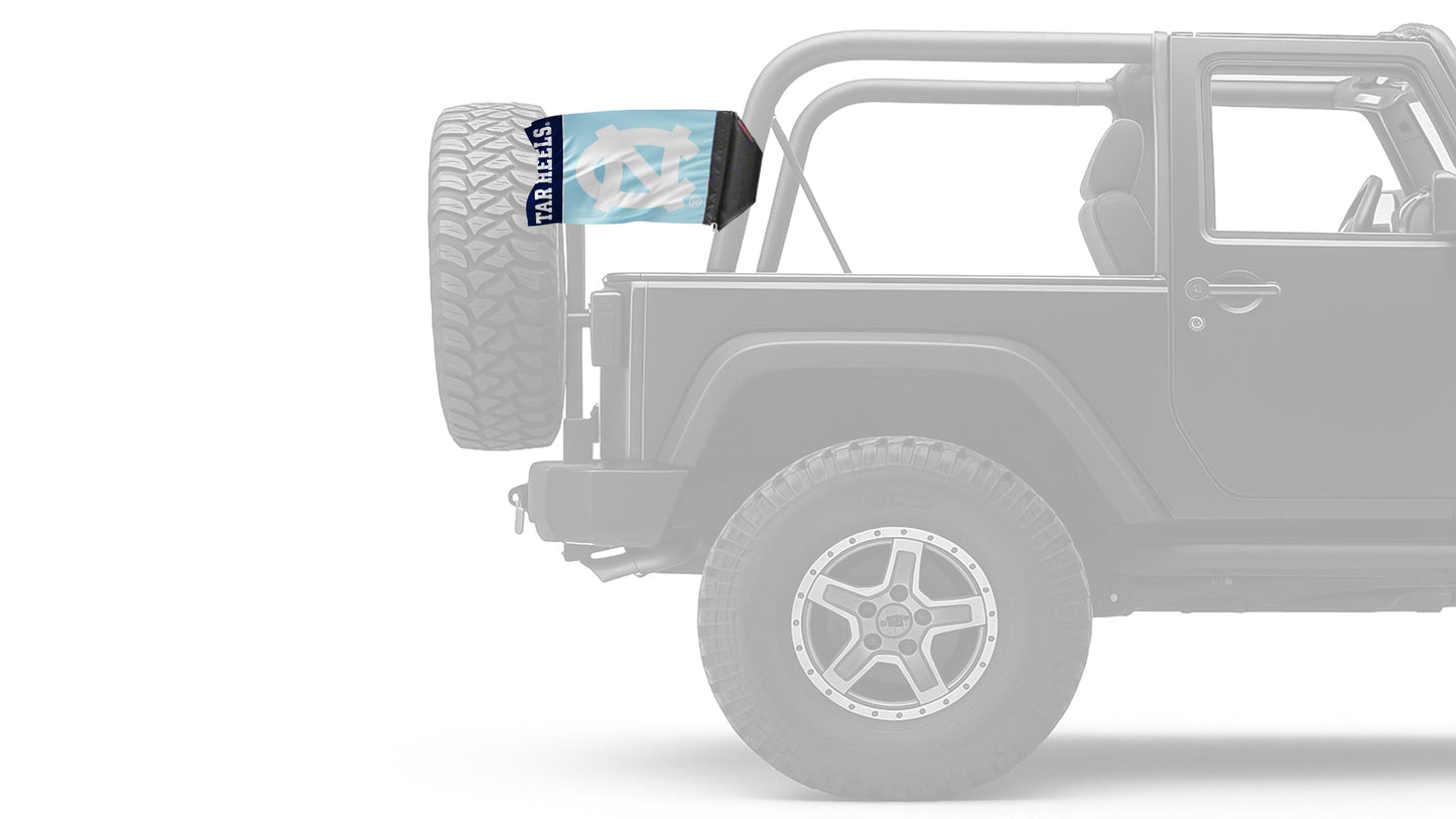 North Carolina 11"x17" Forever Wave Flag for Jeep Wrangler TJ 1996-2006