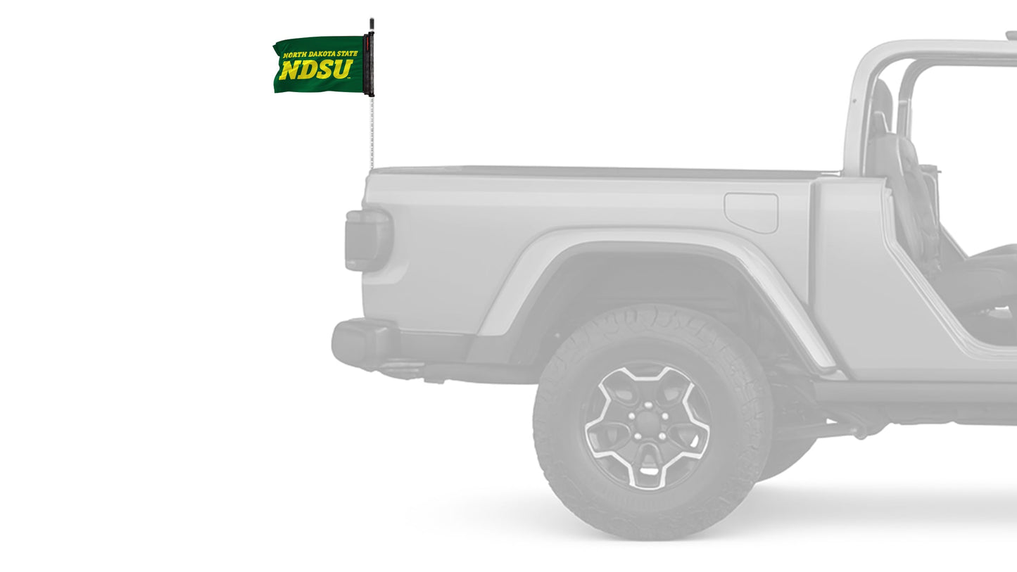 North Dakota State 11"x17" Forever Wave Flag for Jeep Wrangler JKU 4-Door 2007-2018