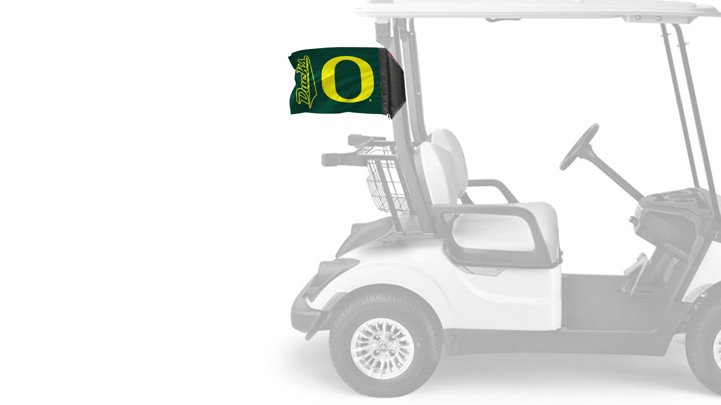 Oregon 11"x17" Forever Wave Flag for Golf Carts