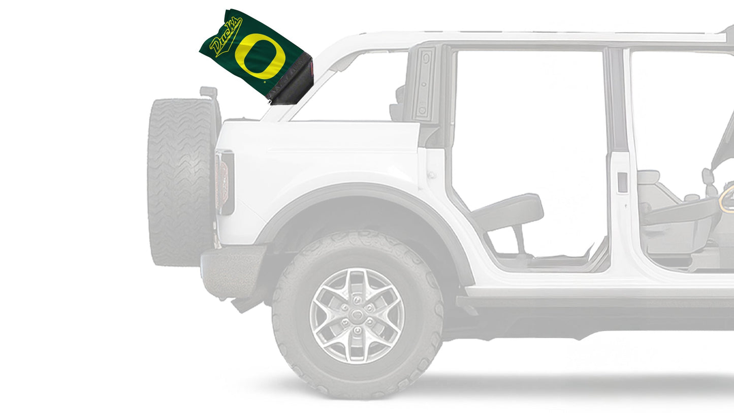 Oregon 11"x17" Forever Wave Flag for Bronco