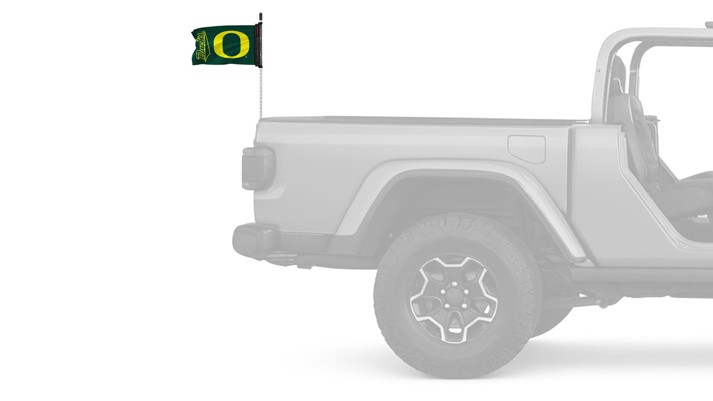 Oregon 11"x17" Forever Wave Flag for Bronco