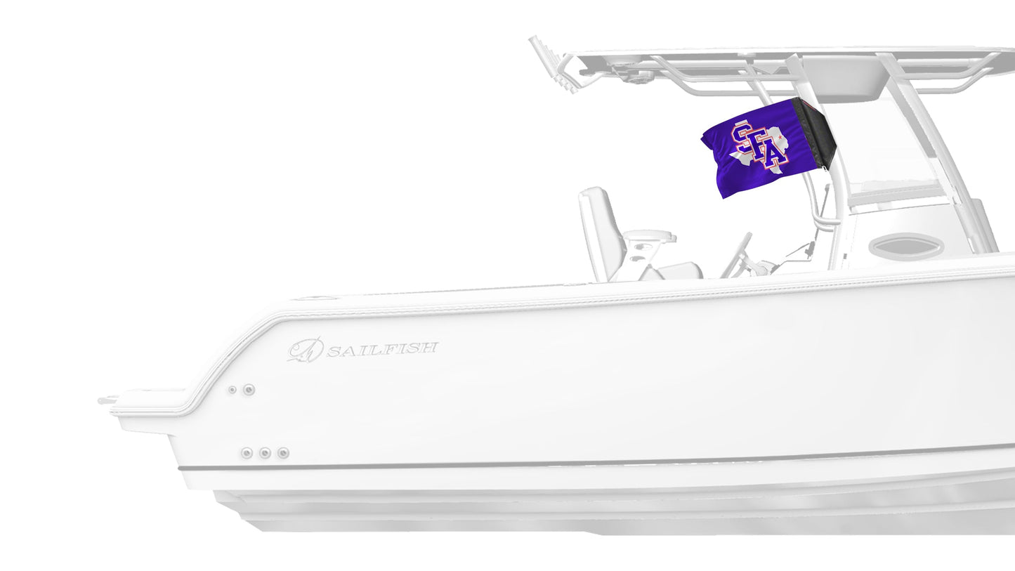 Stephen F Austin 11"x17" Forever Wave Flag for Boats