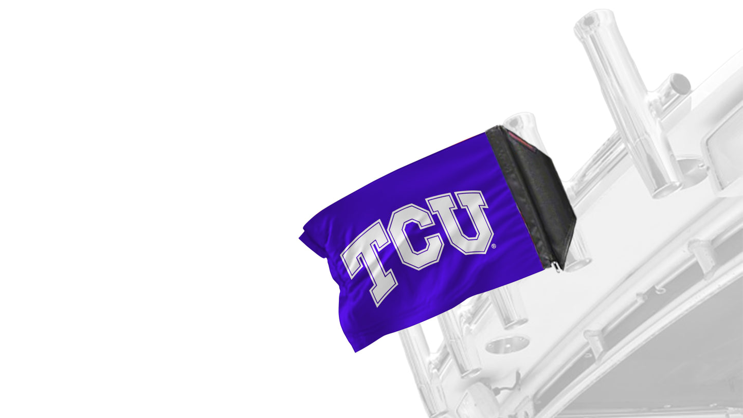 TCU 11"x17" Forever Wave Flag