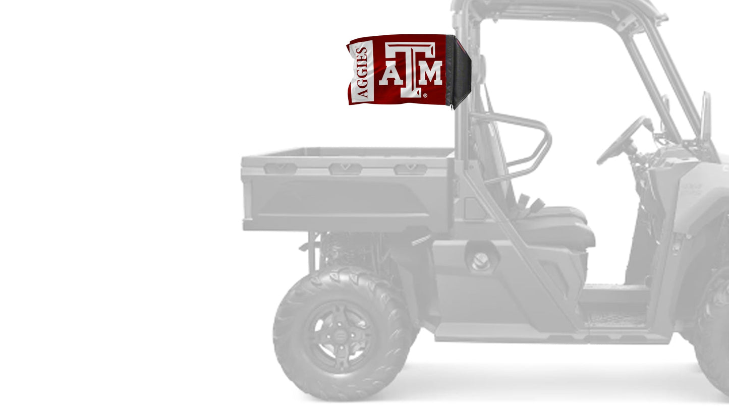 Texas A&M 11"x17" Forever Wave Flag for UTVs