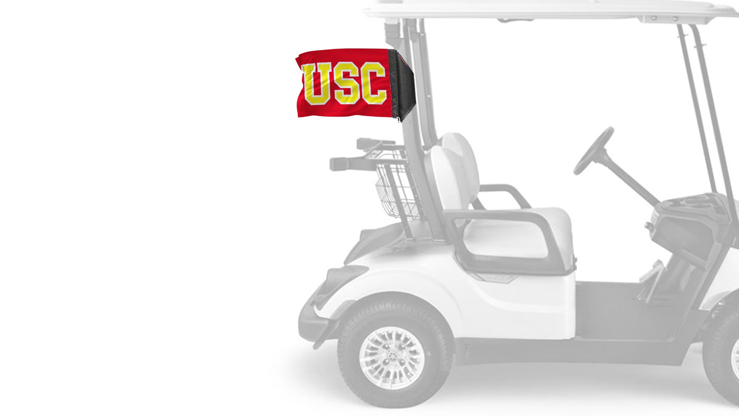 Southern California USC 11"x17" Forever Wave Flag for Golf Carts