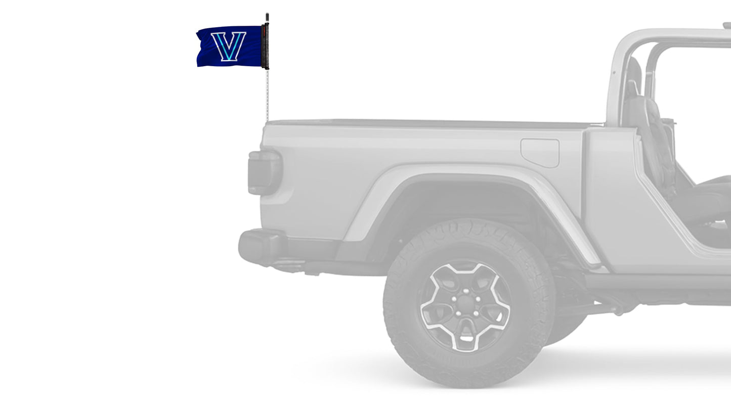 Villanova 11"x17" Forever Wave Flag for Jeep Wrangler JK 2-Door 2007-2018