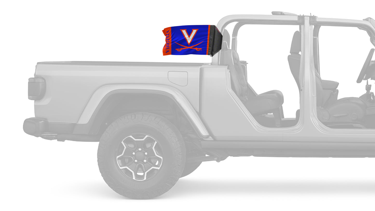 UVA Virginia 11"x17" Forever Wave Flag