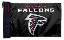 Atlanta Falcons 11"x17" Forever Wave Flag for Jeep Wrangler CJ-7 and CJ-8 1976-1986