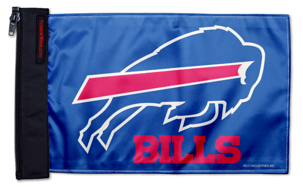 Buffalo Bills 11"x17" Forever Wave Flag for Golf Carts