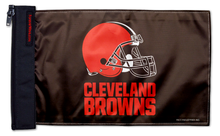 Cleveland Browns 11"x17" Forever Wave Flag for Jeep Wrangler CJ-7 and CJ-8 1976-1986