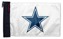 Dallas Cowboys White 11"x17" Forever Wave Flag for Golf Carts