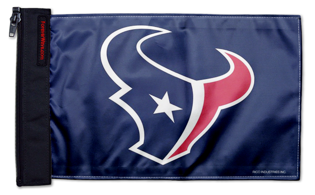 Houston Texans 11"x17" Forever Wave Flag for Boats