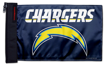 Los Angeles Chargers 11"x17" Forever Wave Flag for Jeep Wrangler JKU 4-Door 2007-2018