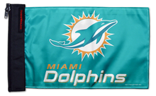 Miami Dolphins 11"x17" Forever Wave Flag for Jeep Wrangler JKU 4-Door 2007-2018