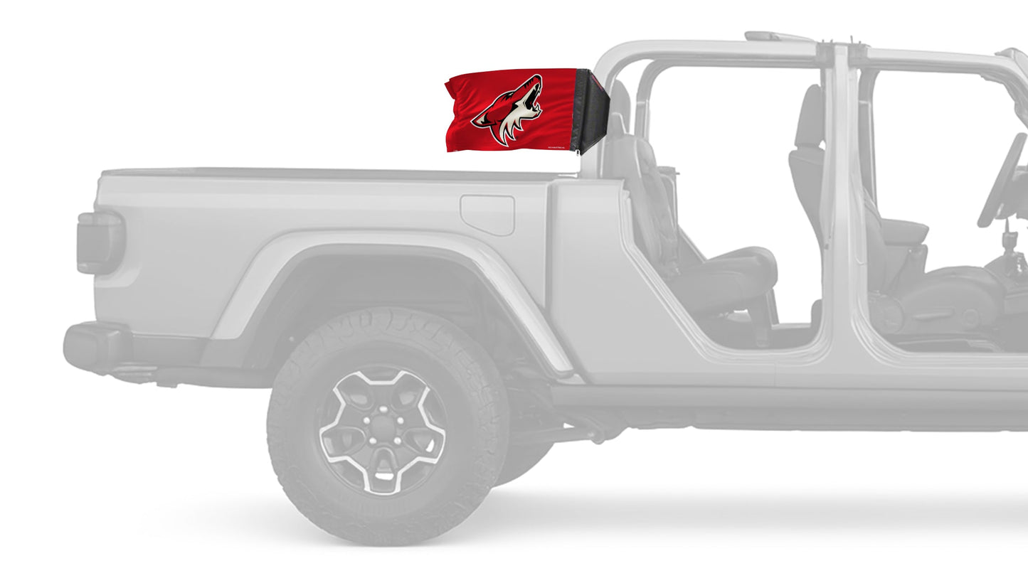 Arizona Coyotes 11"x17" Forever Wave Flag for Jeep Gladiator JT