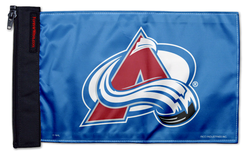 Colorado Avalanche 11"x17" Forever Wave Flag for UTVs