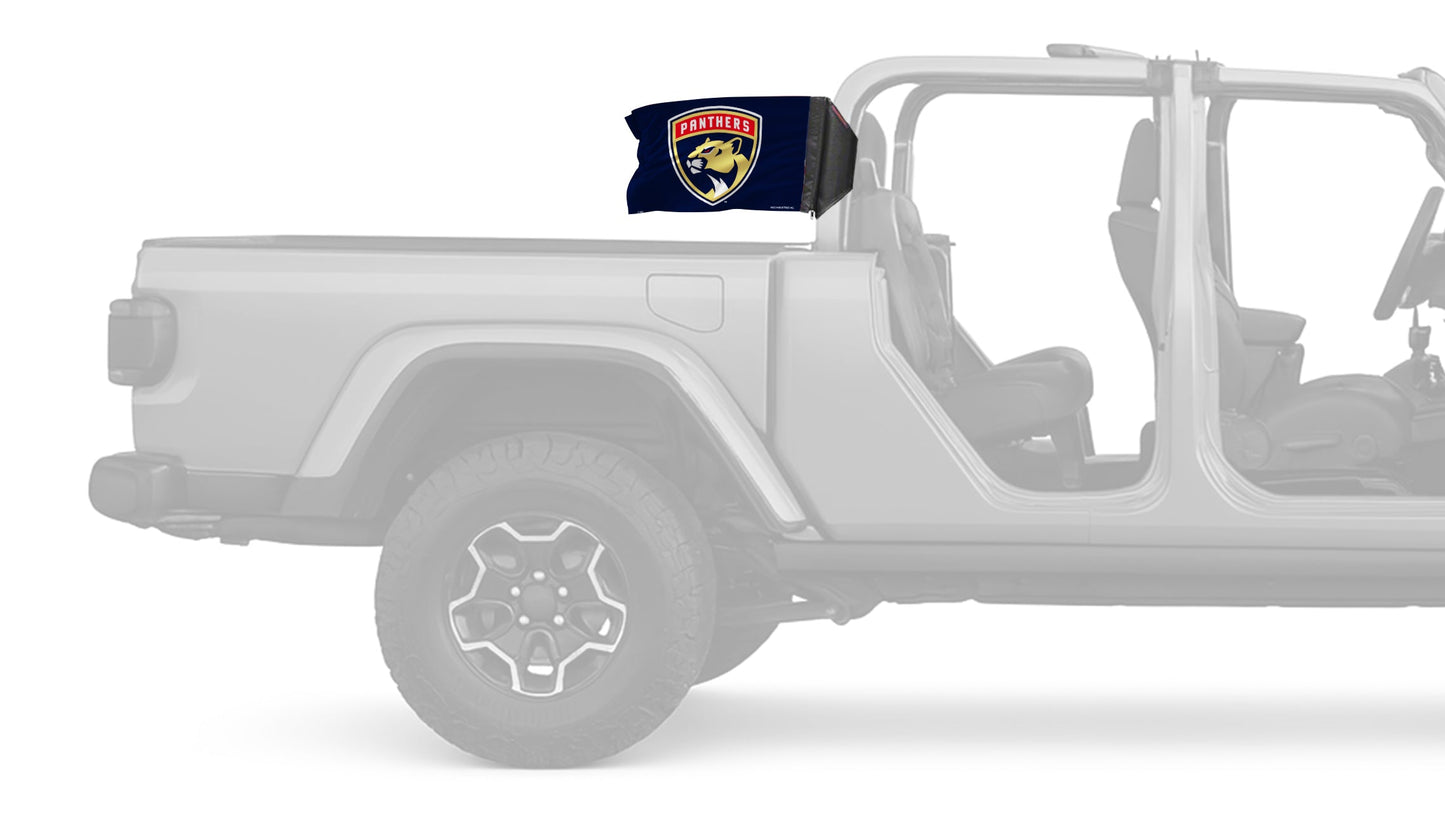 Florida Panthers 11"x17" Forever Wave Flag for Jeep Gladiator JT