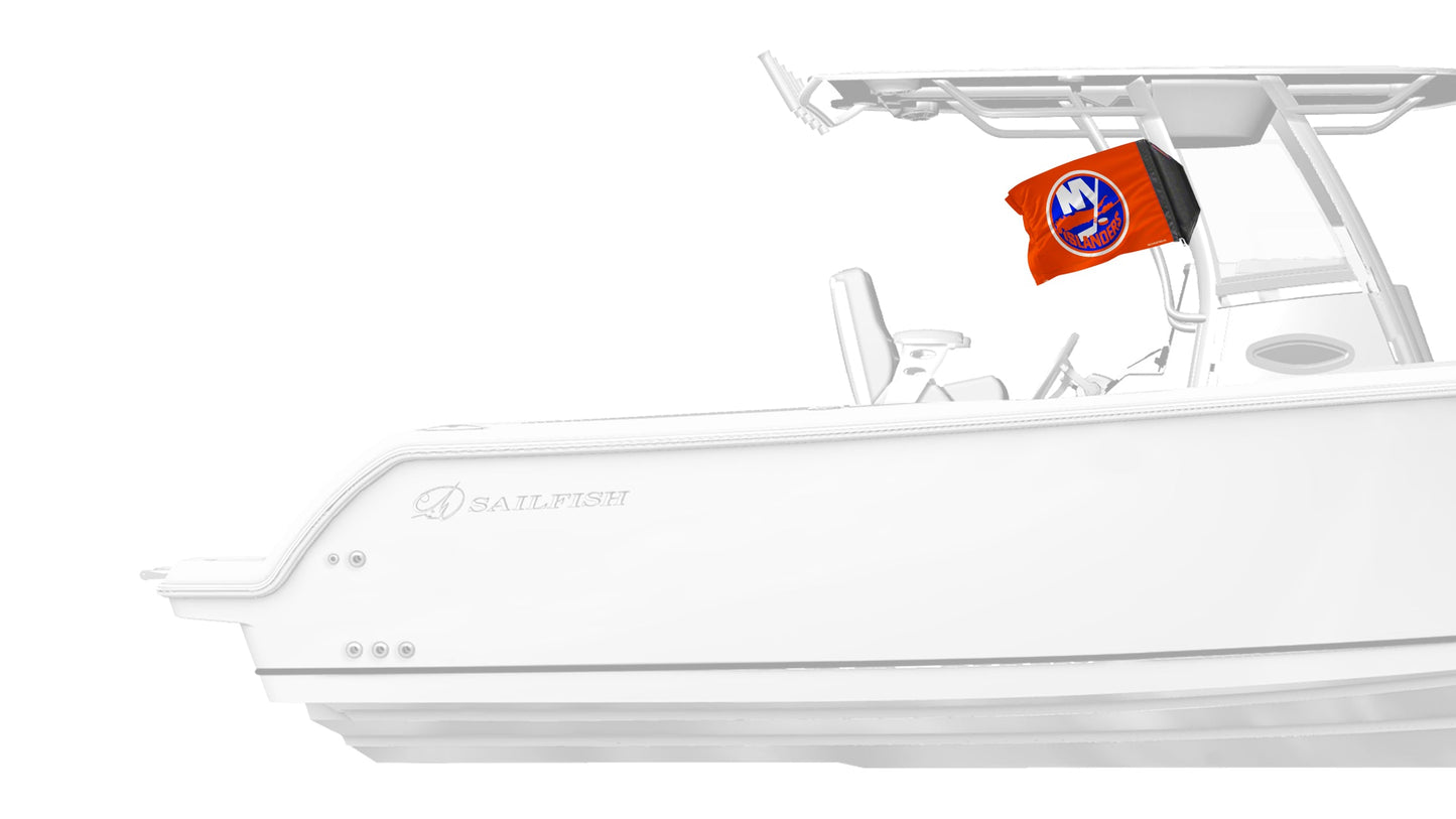 New York Islanders 11"x17" Forever Wave Flag for Boats