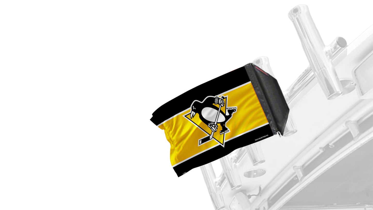Pittsburgh Penguins 11"x17" Forever Wave Flag for Boats