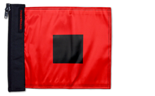 Hurricane Storm Warning 12"x18" Forever Wave Flag for Jeep Gladiator JT