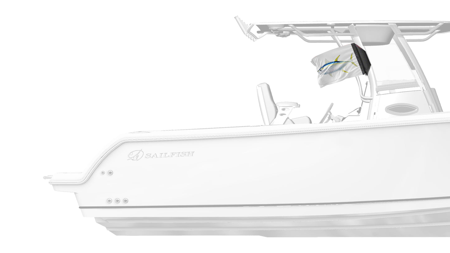 Tuna 12"x18" Forever Wave Flag