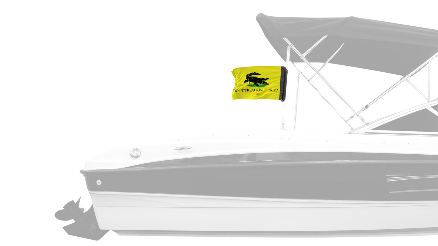 Don't Tread On Florida 12"x18" Forever Wave Flag