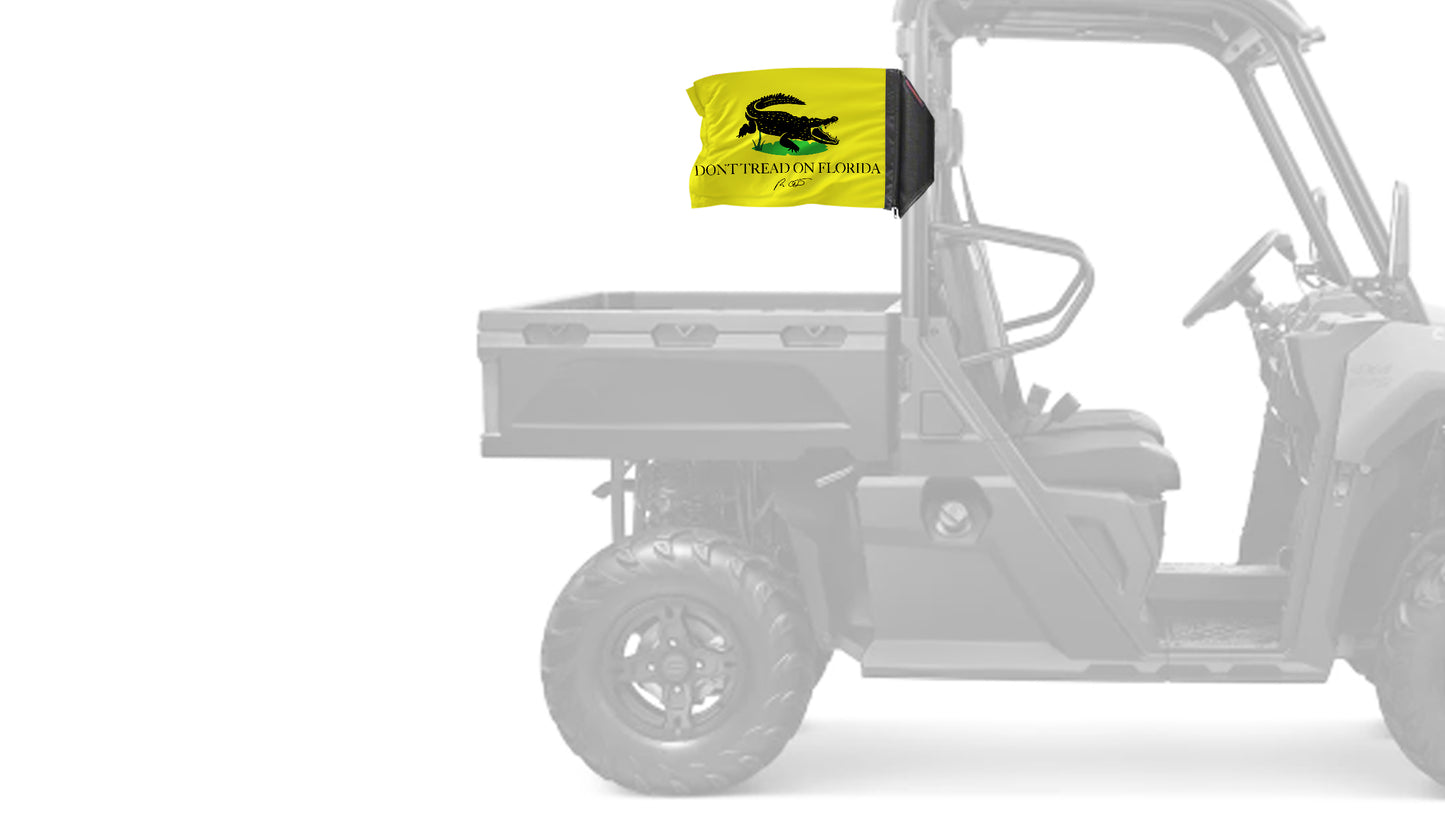 Don't Tread On Florida 12"x18" Forever Wave Flag