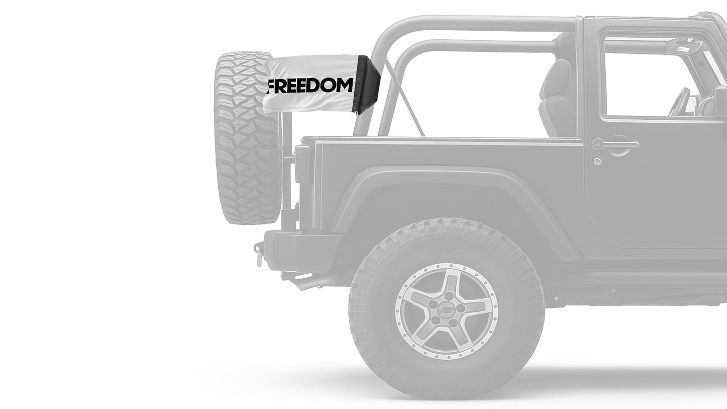 Freedom 12"x18" Forever Wave Flag for Jeep Wrangler YJ 1986-1995