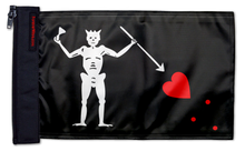 Blackbeard 12"x18" Forever Wave Flag