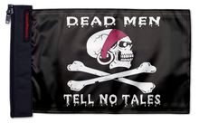 Dead Men Tell No Tales 12"x18" Forever Wave Flag for UTVs