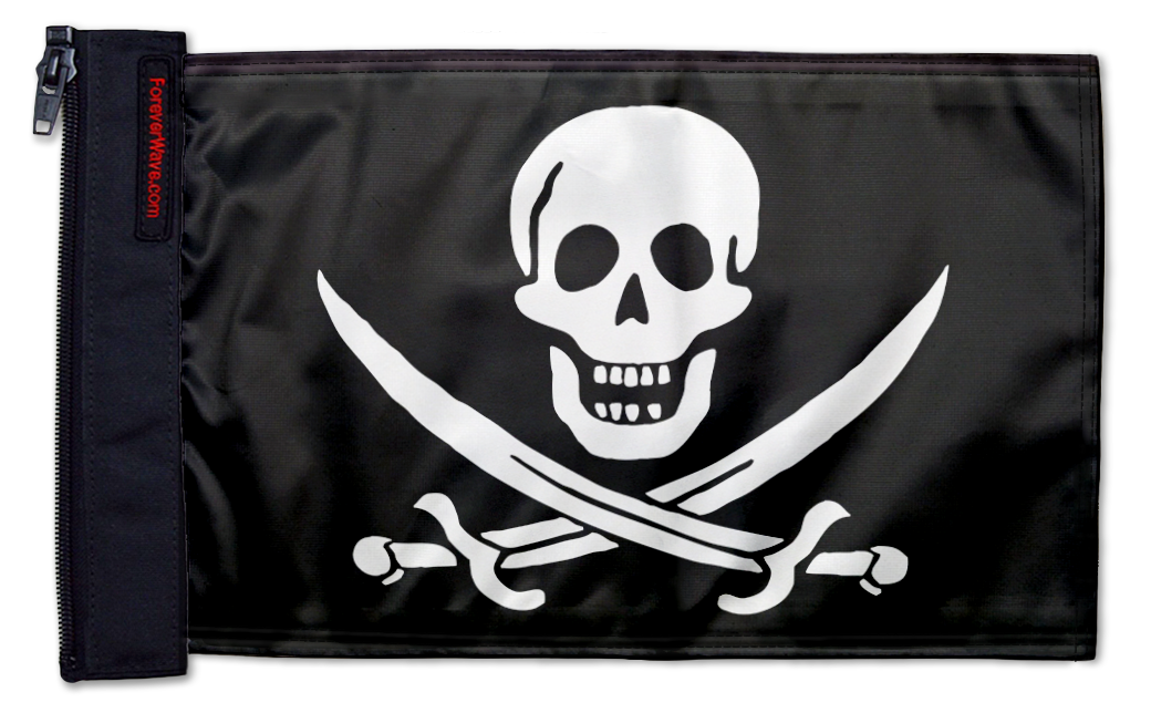 Jack Rackham 12"x18" Forever Wave Flag