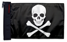 Jolly Roger 12"x18" Forever Wave Flag for Bronco
