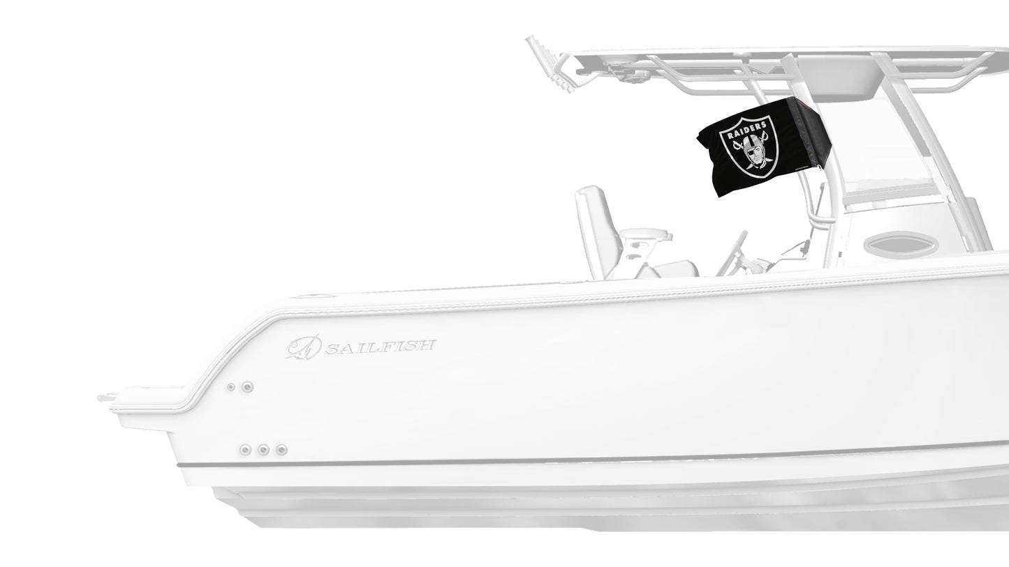 Las Vegas Raiders 11"x17" Forever Wave Flag for Boats