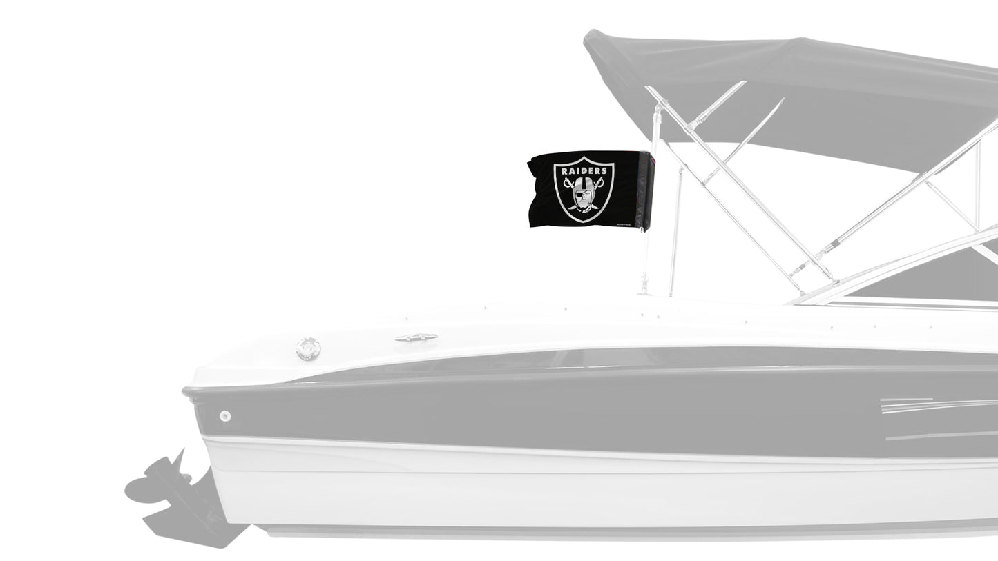 Las Vegas Raiders 11"x17" Forever Wave Flag for Boats