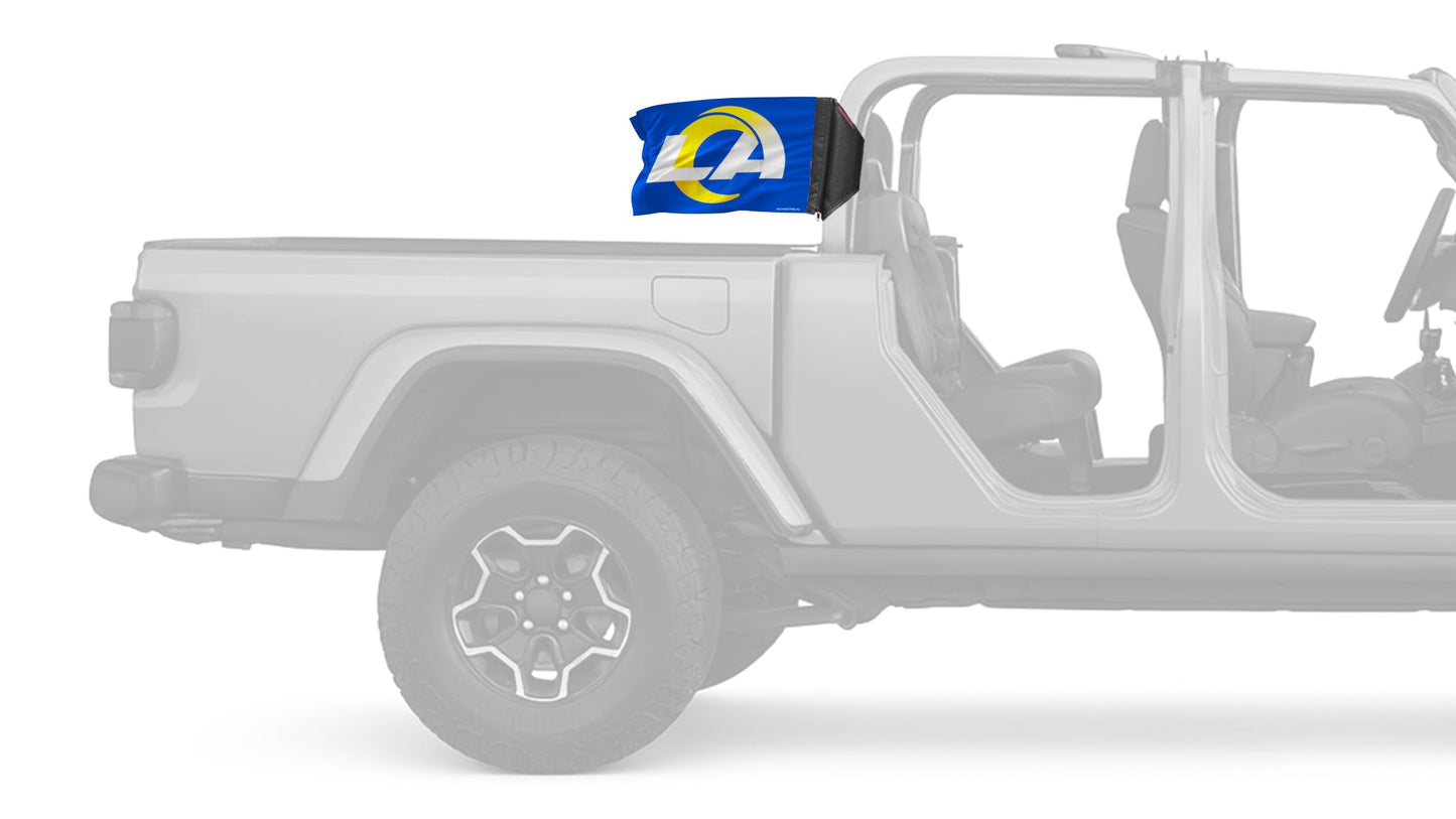 Los Angeles Rams 11"x17" Forever Wave Flag for Jeep Gladiator JT