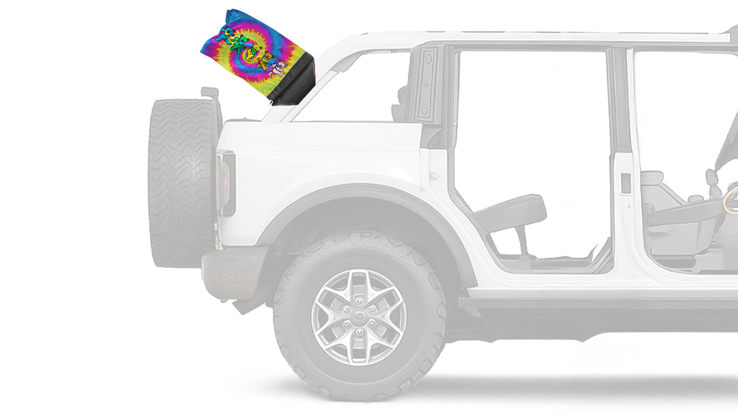 Grateful Dead Dancing Bears 12"x18" Forever Wave Flag