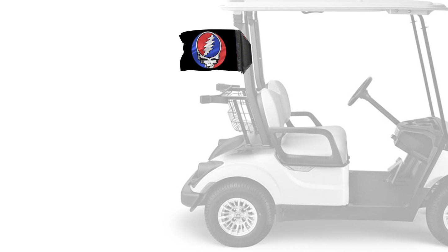 Grateful Dead 12"x18" Forever Wave Flag for Golf Carts