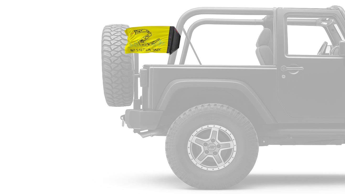 No Step On Snek 12"x18" Forever Wave Flag