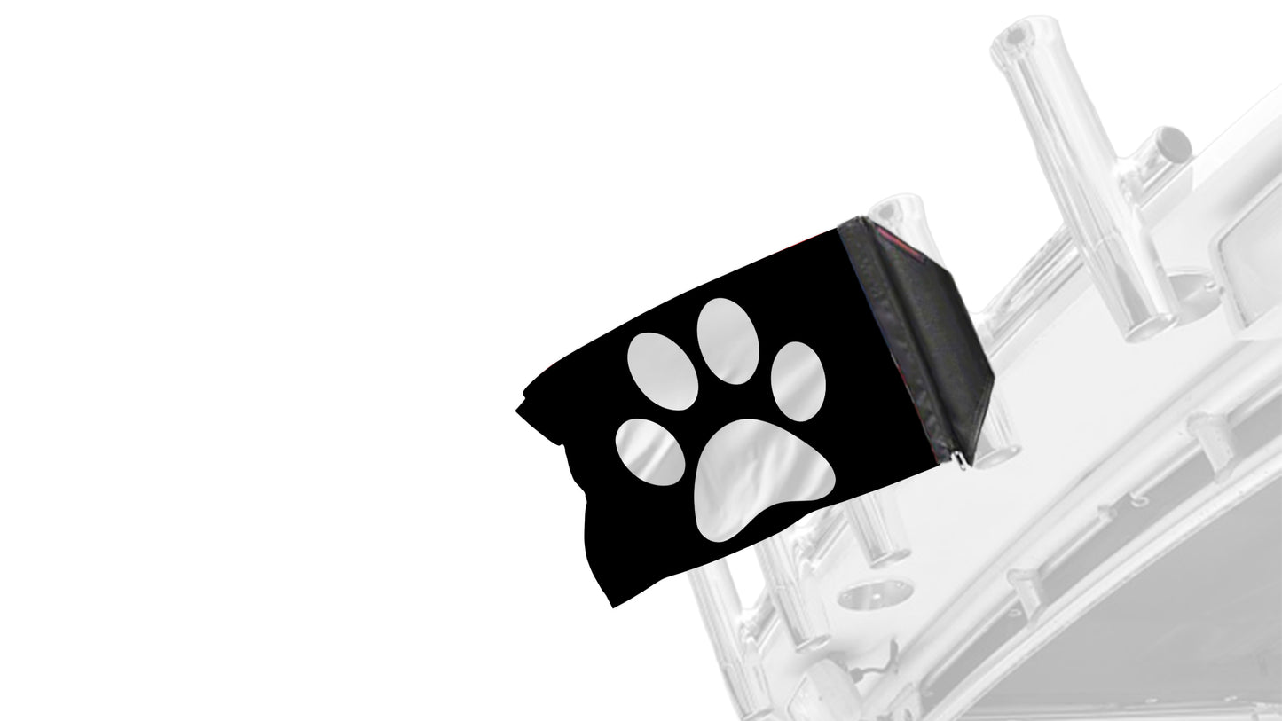 Paw Print 12"x18" Forever Wave Flag