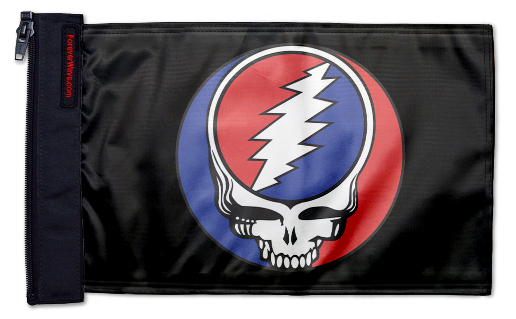 Grateful Dead 12"x18" Forever Wave Flag for Golf Carts