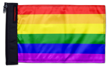 Rainbow 12"x18" Forever Wave Flag for UTVs