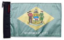 State Flag Delaware 12"x18" Forever Wave Flag for Jeep Wrangler YJ 1986-1995